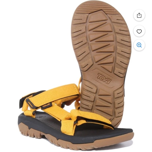 New Mustard color Tevas unisex men’s sz 8/womens sz 9.5 - Picture 3 of 15